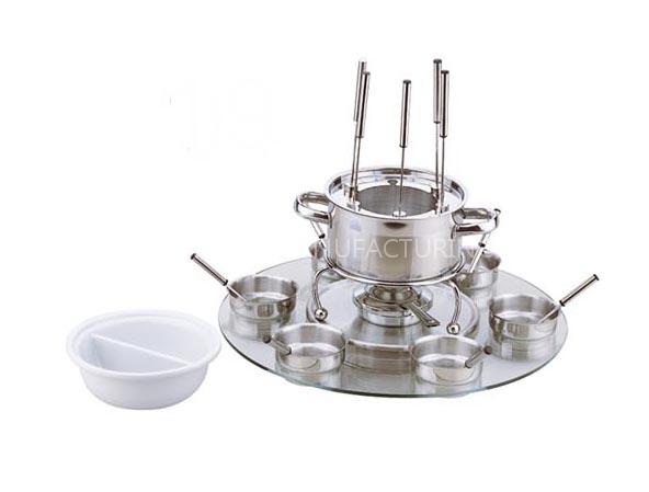 YUZE 26-pc.fondue set -stainless steel
