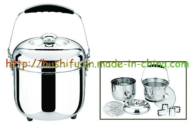 No fire Re-boiling Steamer pot