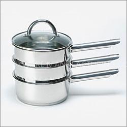 YUZE 3 tier boilers, sauce pot - stainless steel