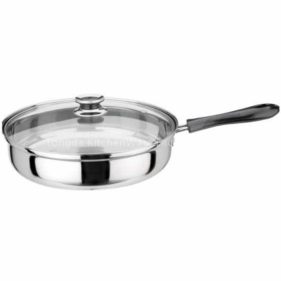 stainless steel frying pan