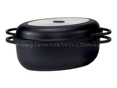 Die-casting non-stick cookware oval roaster