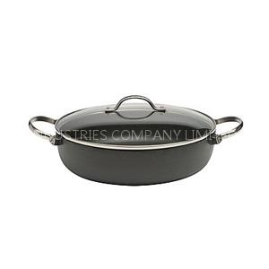 cast iron Braiser casserole / braise pan