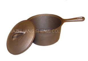 cast iron sauce pans