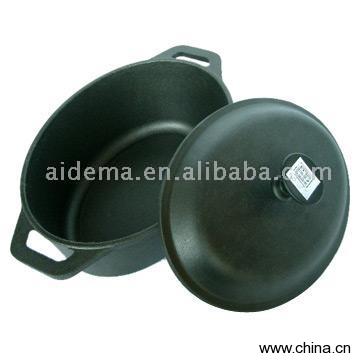 Cast Iron Saucepan
