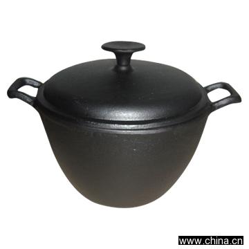 Cast Iron Deep Pot