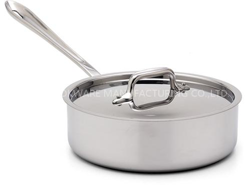 YUZE saute pan, frying pan, skillet - stainless steel