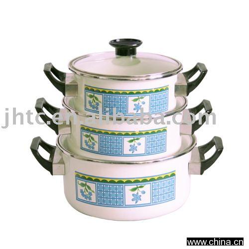 Enamelware pot