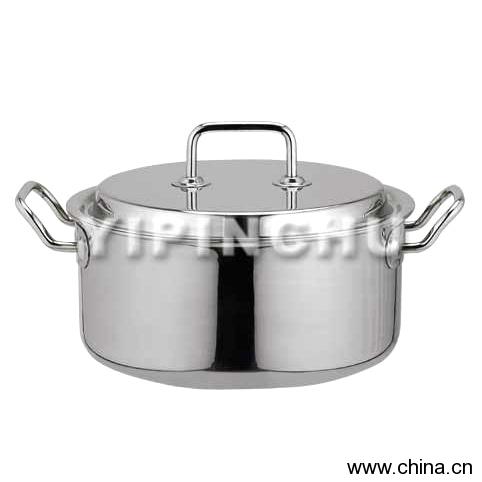 stainless steel Two-Handle Saucepot