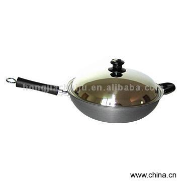 32cm Hard Anodized Wok