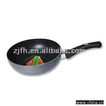 Wok with Plastic Powder Painting