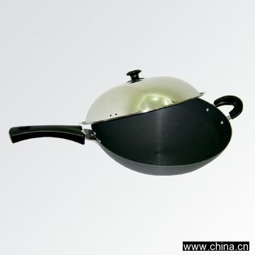 Round-Bottom, Hard-Anodized Wok