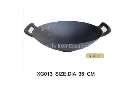 cast iron wok
