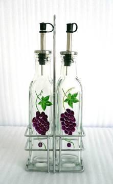 glass oil bottles