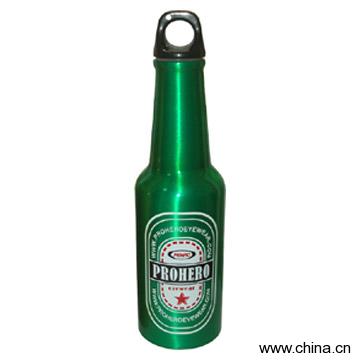 Aluminum Sports Bottle (Beer Bottle Style)