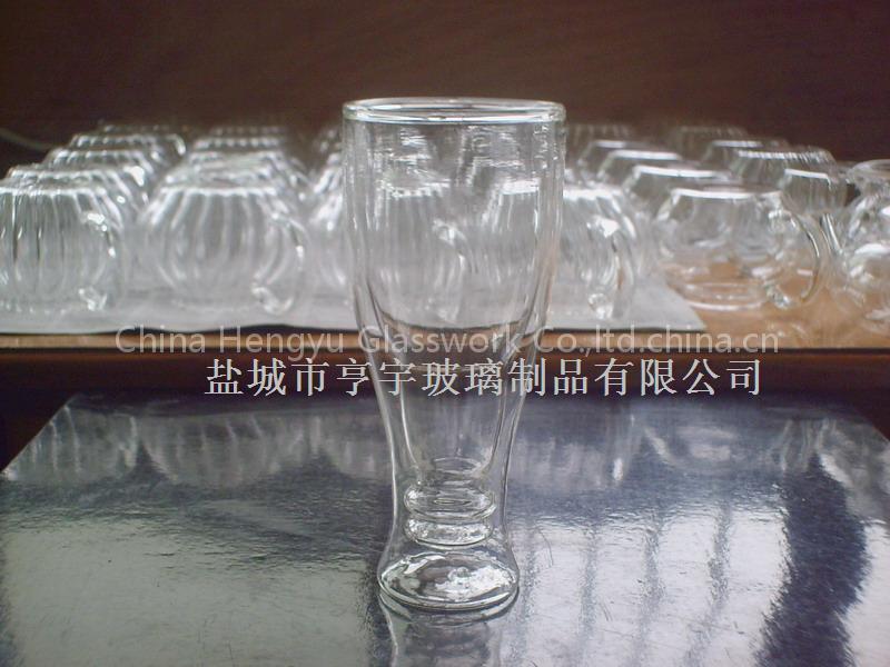 Double Wall Beer Glass mug