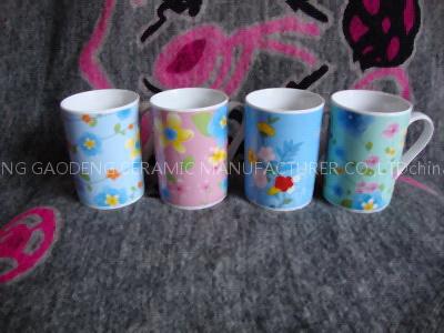 NEW BONE CHINA DECAL MUG