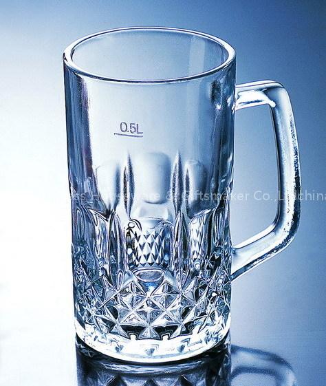 glass beer mugs