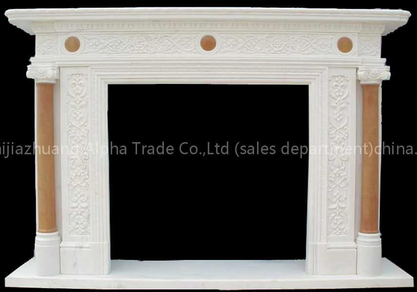Marble fireplace