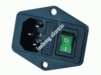 socket with fuse holder