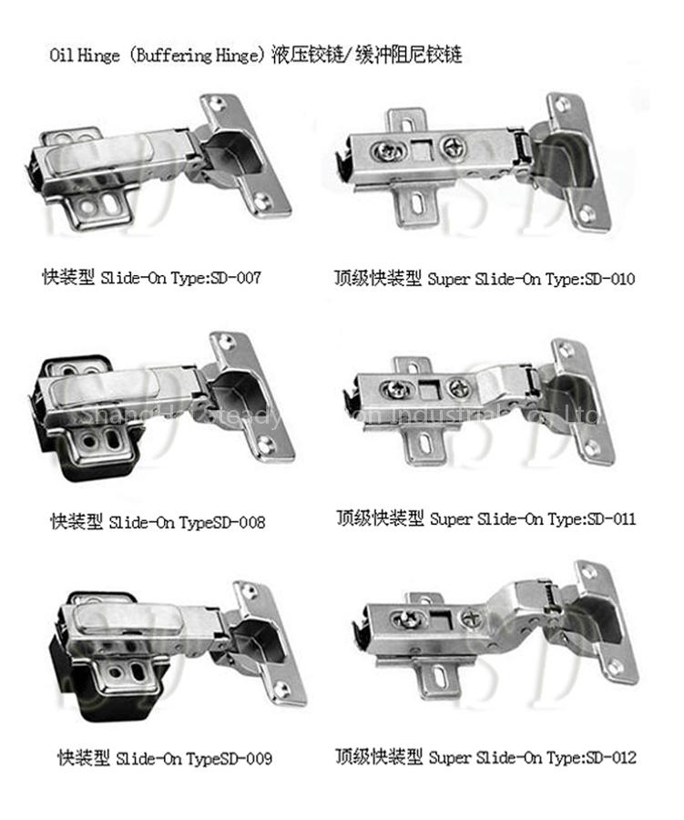 Oil hinge (buffering hinge)