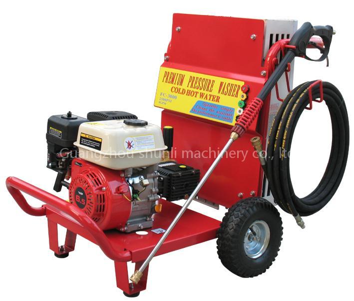 Cold and hot high pressure washer
