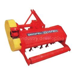 Straw stubble smashing machine