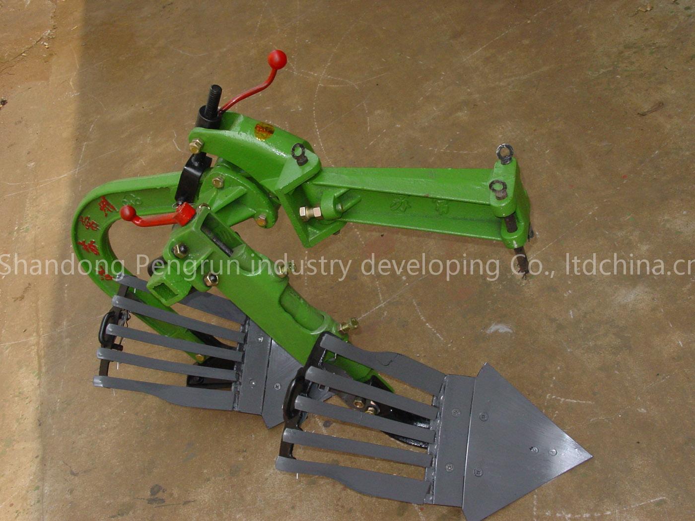 double-furrow plough