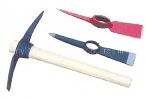 Steel pick with handle