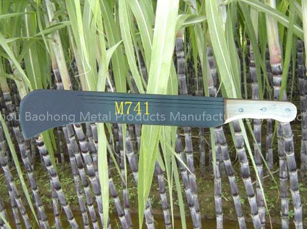 M741 wooden handle machete cane knives