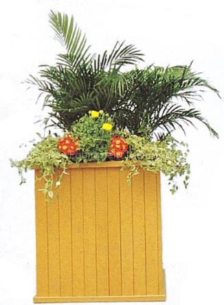 BH140-2 Baihe outdoor flowerpot , imported African wood