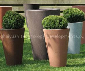 Tapered FRP flower pot