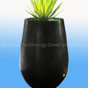 Fiberglass garden pot