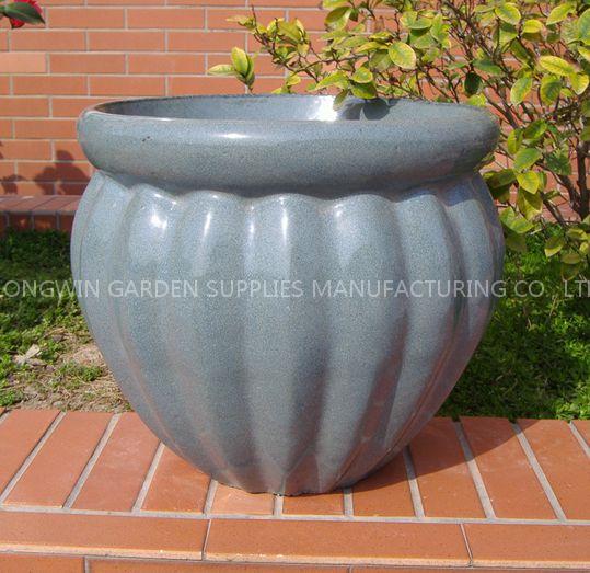 Ceramic garden flower pots