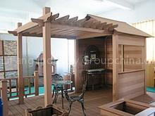 LiFang WPC pergola and arbor