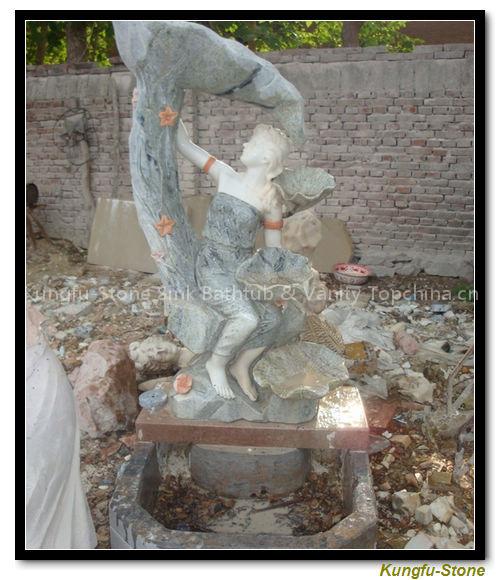 Figure Marble Fountain