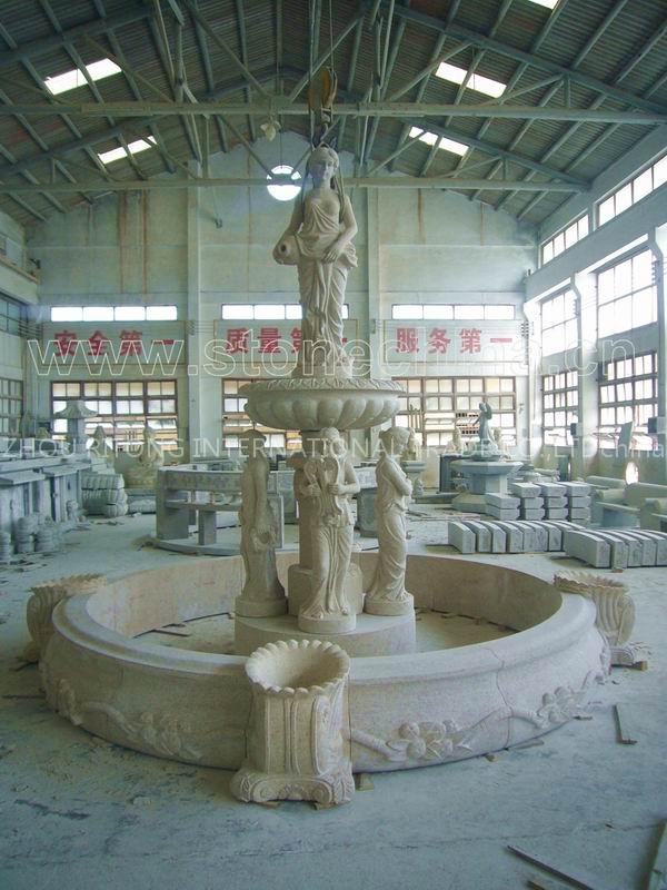stone fountain