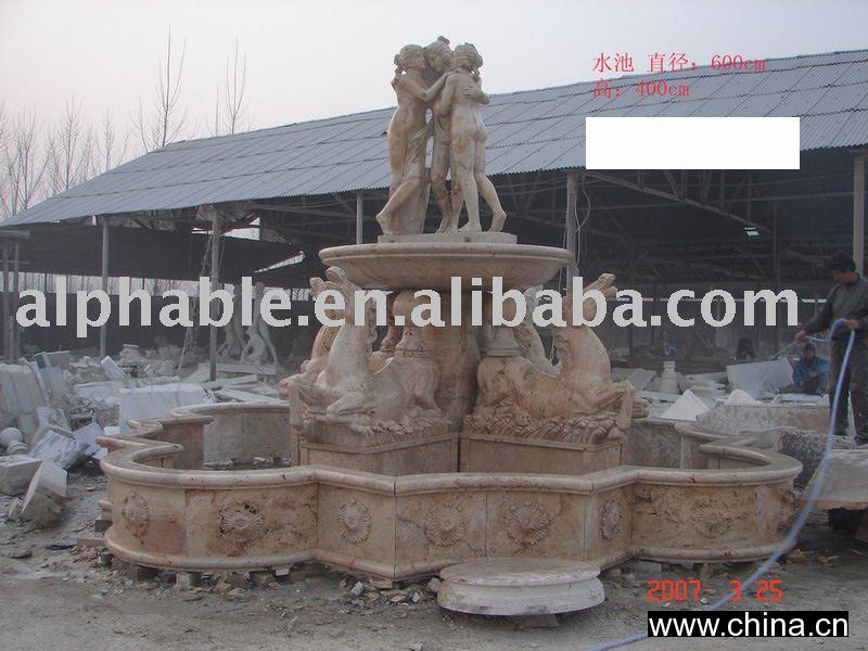 Yellow Stone Pool Water Fountain