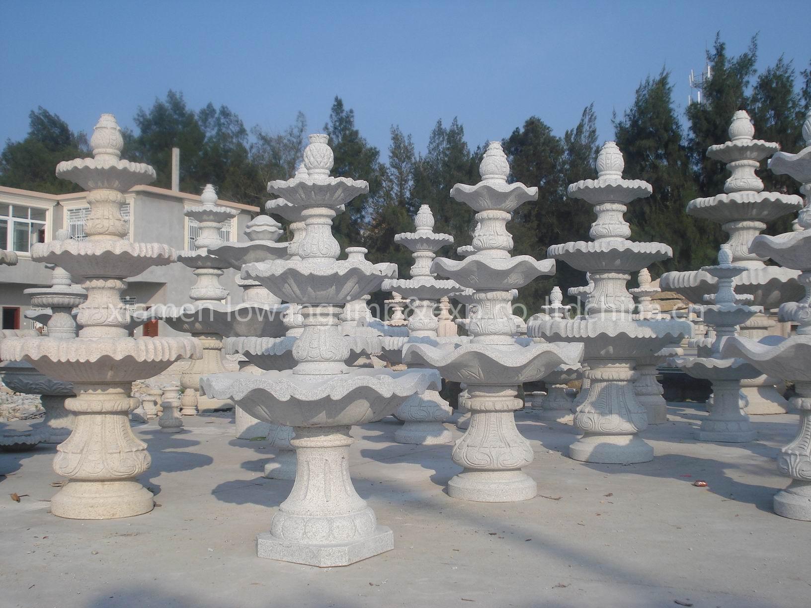 stone fountain