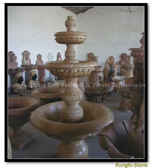 Beige Marble Fountain