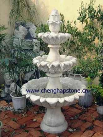 stone fountain