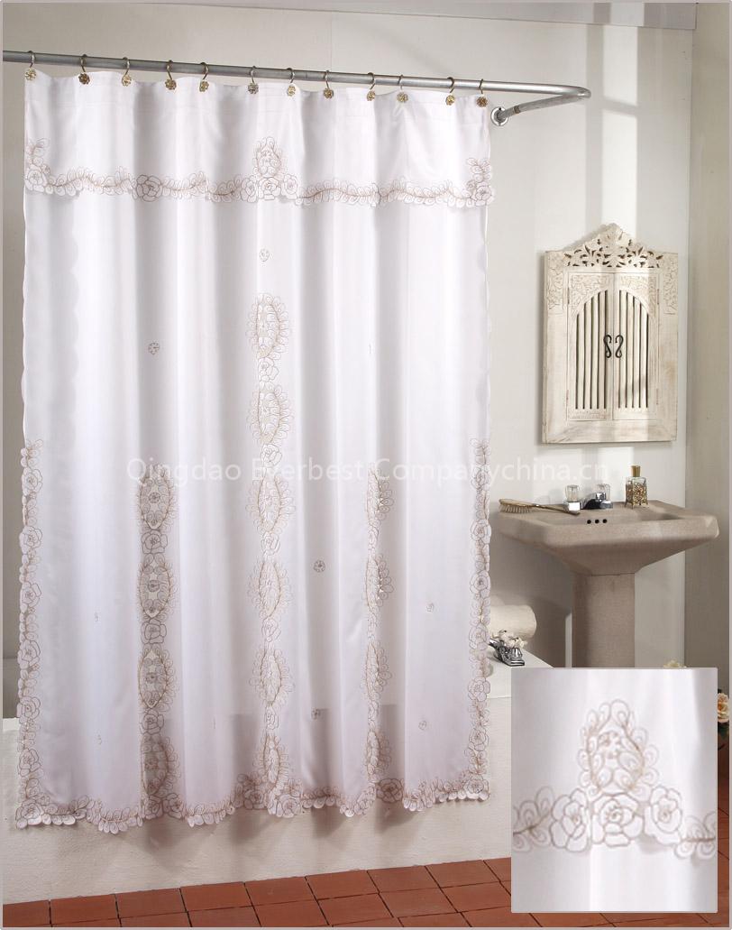 Embroidery Shower Curtain