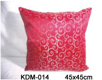Embroidered Silk Cushion