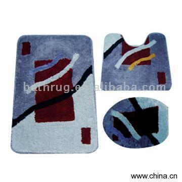 3pc Bath Mat Set