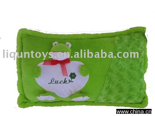 YL-08106 Frog cushion ,animal cushion, plush cushion