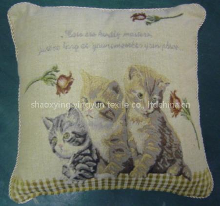 animal design cuhion,tapestry cushions