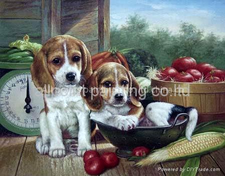 animal oil paintings