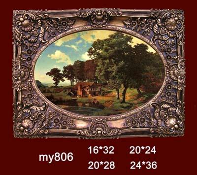 Resin Frame and Oil Painting -- MY806