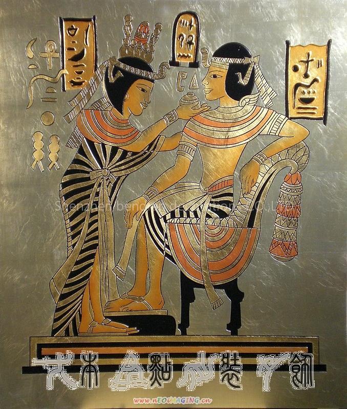 Gold foil painting