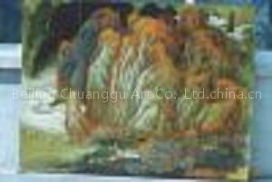 Lacquer Painting-Mountain