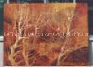 Lacquer Painting-Trees